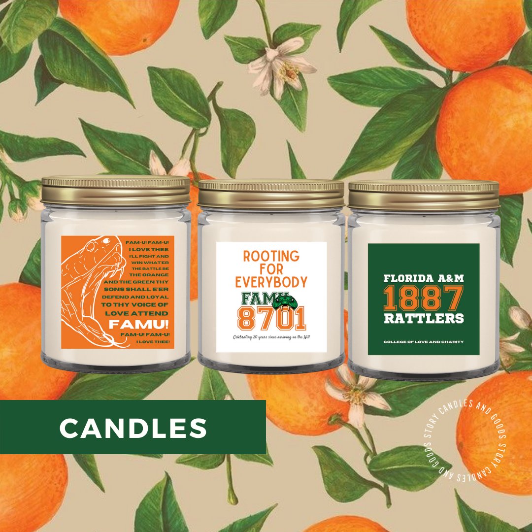 FAMU8701's tweet photo. Chinaka A. Young and Story Candles and Goods present The Venom Collection — a capsule collection that includes candles, sweatshirts, matches and room spray to benefit FAMU! All orders ship on/before 9/24/21. Share with your FAMU-loving friends and family too! Link in Bio https://t.co/Utt1srLrWB