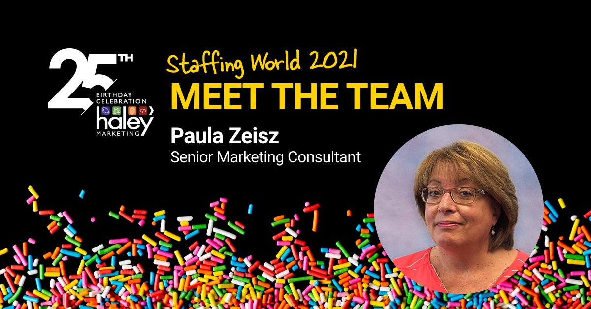 MackenzieHMG's tweet photo. The Haley Team is ready for a fun-filled and productive time at Staffing World, and we’re excited to get to know as many people as we can while there. We’d also like to return the favor by introducing you to a few of our attendees. https://t.co/OJ8cRO0Yub