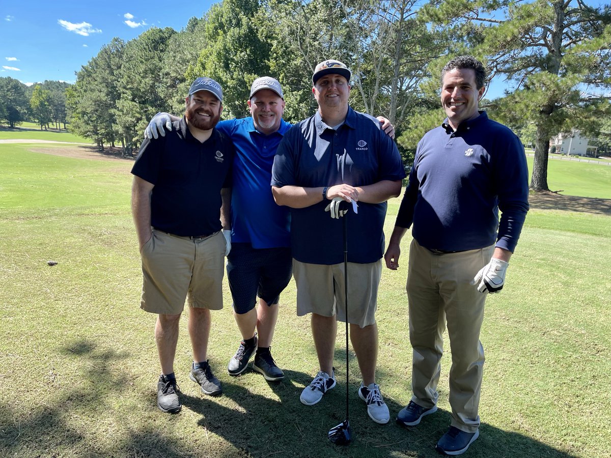 TrancoLogistics's tweet photo. Yesterday, some of our team got to enjoy the fall weather while supporting the Northwest Georgia Transportation Club at Nob North Golf Course! 

The main focus of the NWGTC is to award college scholarships to local students.
#Scholarship #Transportation #Logistics https://t.co/gRKNoBISEK