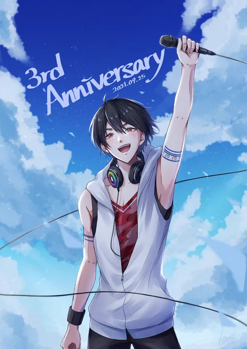 3周年おめでとうございます🥳🥳🥳
歌枠も新MVも楽しみすぎる!!!
これからもふぁいとだー!!!

#夢追翔3周年 
#絵かける 