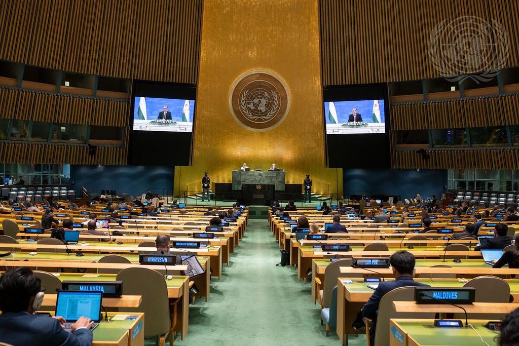 Speech of the President of Tajikistan Emomali Rahmon at the general debates within the 76th session of the UN General Assembly: president.tj/en/node/26689

#Tajikistan #Emomalirahmon #UNGA