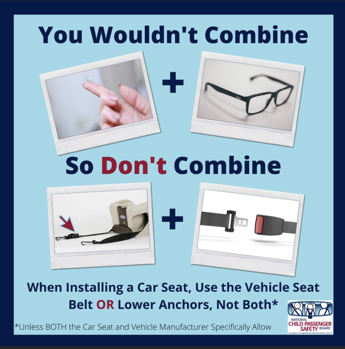 LickingHealth's tweet image. It’s CPS Week! #CPS #CPSWeek #CPSWeek2021

When installing your child’s car seat, there are 2 options, seat belt or Lower Anchors.

Both are equally safe. Choose which one works best for your car &amp;amp; that you&apos;re most comfortable with.

Need help w/ installation? Call 740-349-6535