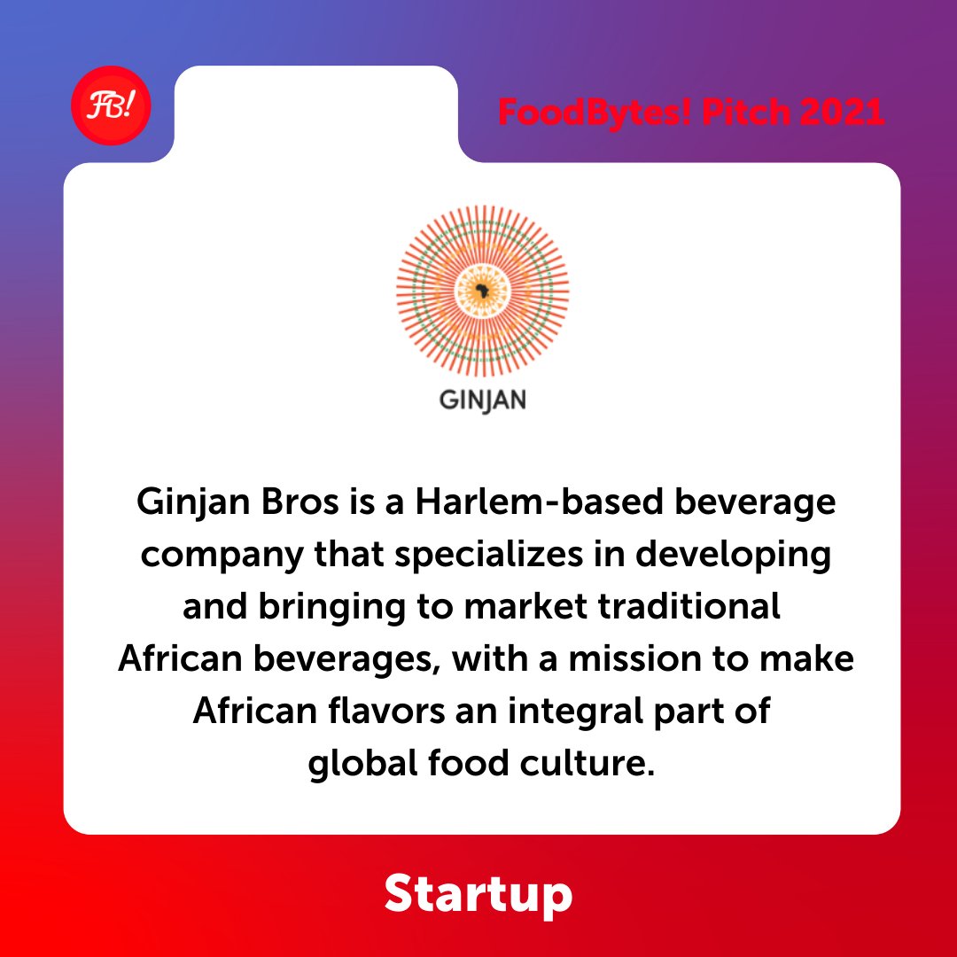 Foodbytes's tweet photo. .@GinjanBros is a Harlem-based beverage company that specializes in developing and bringing to market traditional African beverages, with a mission to make African flavors an integral part of global food culture. https://t.co/iuvB4ZetUw