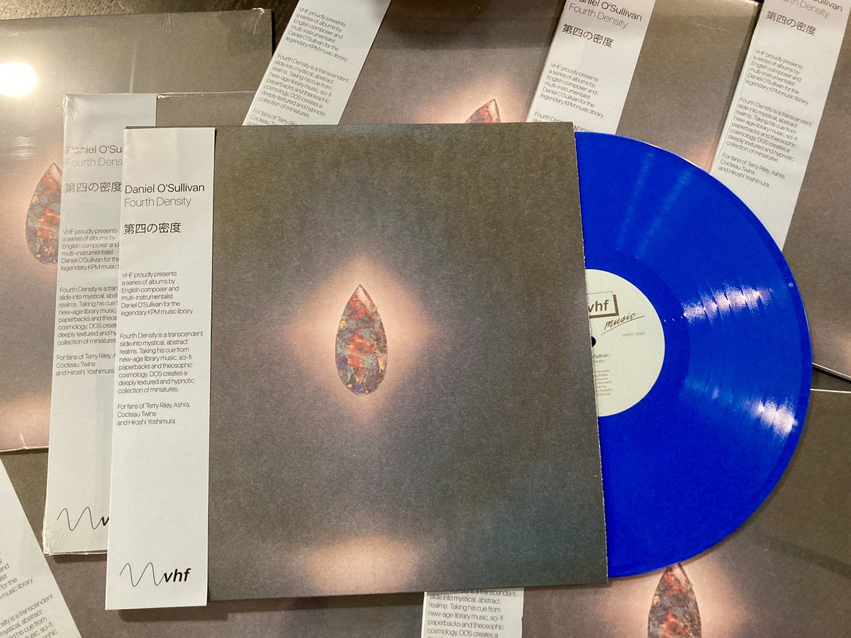 vhfrecords's tweet photo. Happy street date to Daniel O’Sullivan’s FOURTH DENSITY LP! Available now from your fave mail order, shop, us, etc. Our next to last release before everything is delayed indefinitely due to big label box sets. ❤️❤️❤️ to @DOSullivann and you. https://t.co/dsitAf3w0v