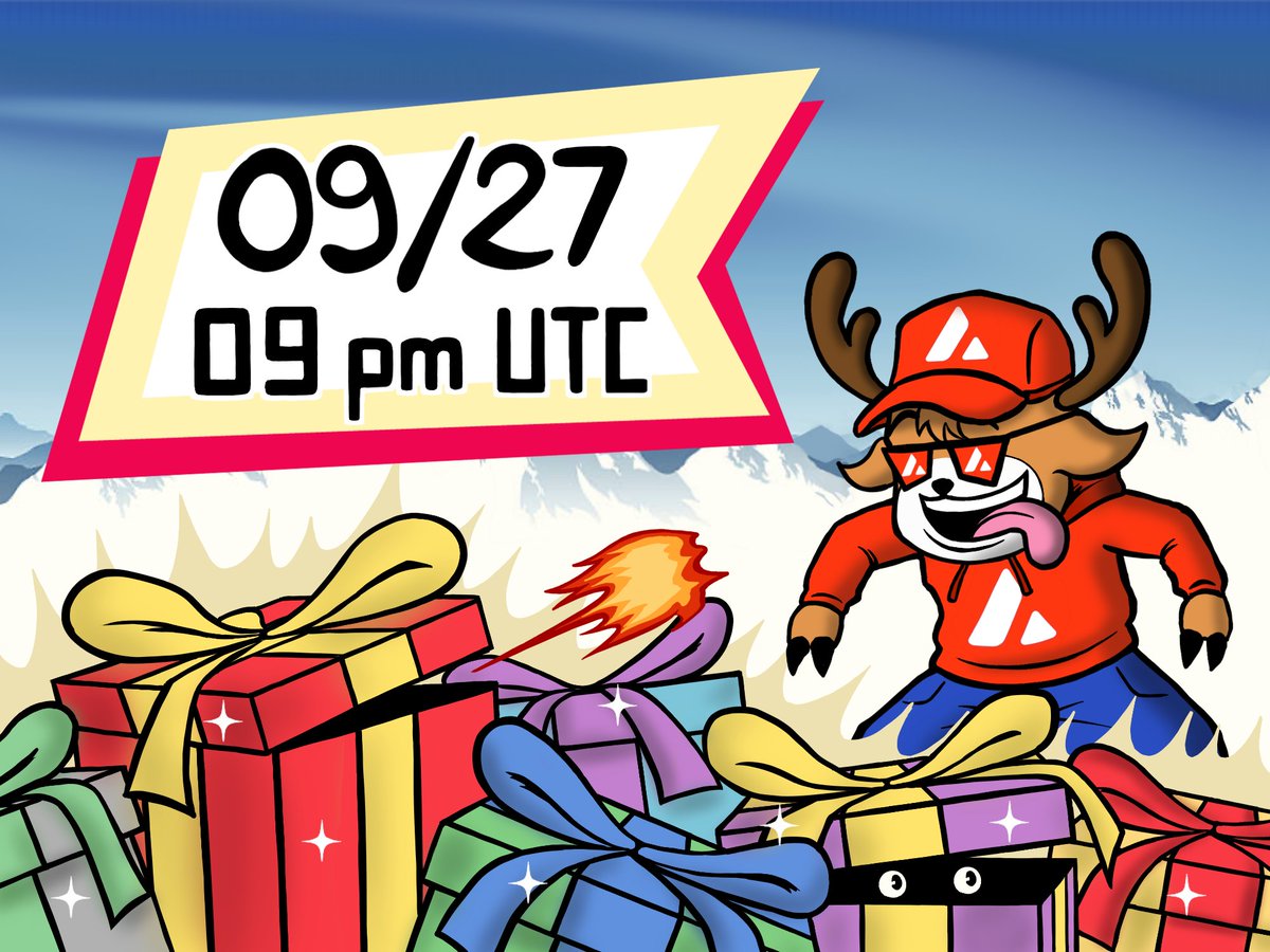 Tubby_Reindeer's tweet photo. 📢 Tubby Reindeer Launch Date Annoucement 📢

🔸Minting will open on Monday, September 27th at 9pm UTC !

Where : https://t.co/p8IpjuWl40

To try to win 2 NFT Tubby Reindeer, follow us, RT and tag 2 friends ! 

#Avalanche @avalancheavax #NFT https://t.co/mNFGXVfDFt