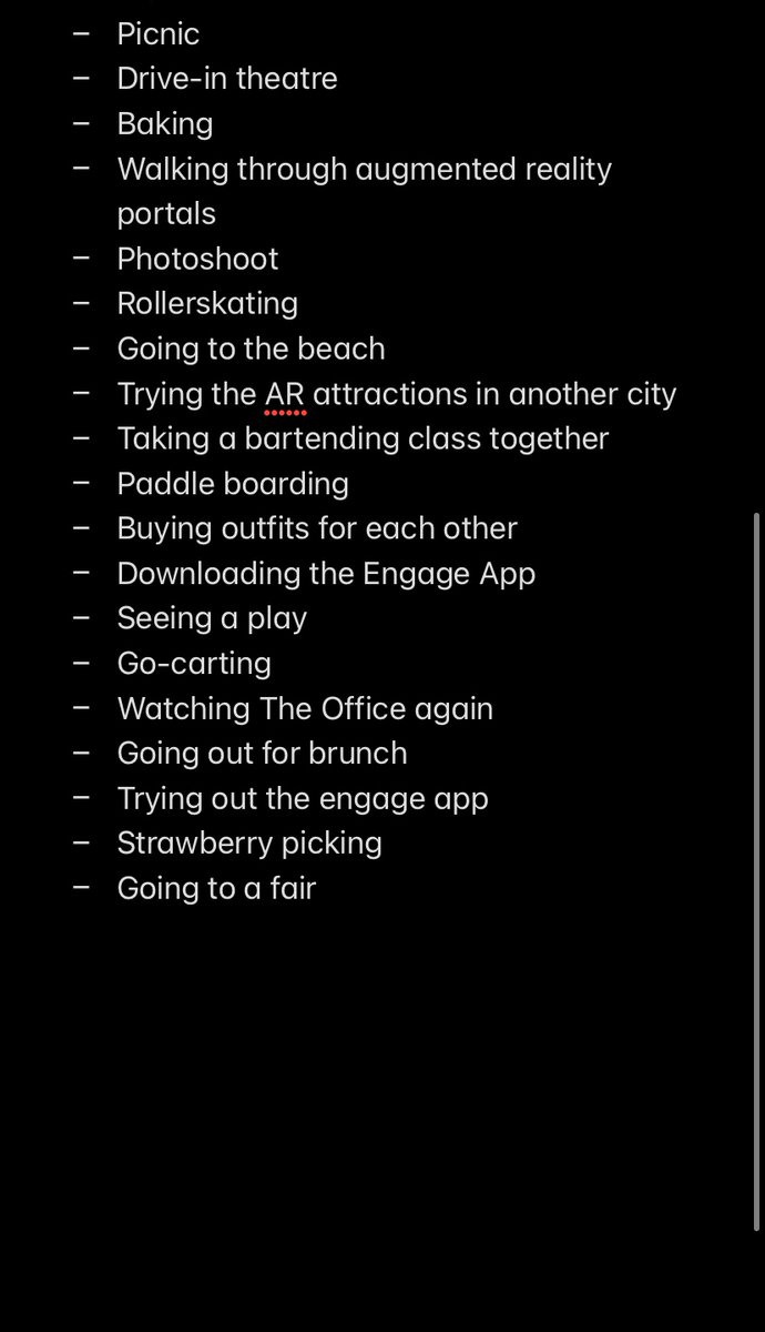 engage_art's tweet photo. Here's a list of date ideas you can save so you're never empty handed! https://t.co/Sb6SqeTU1t