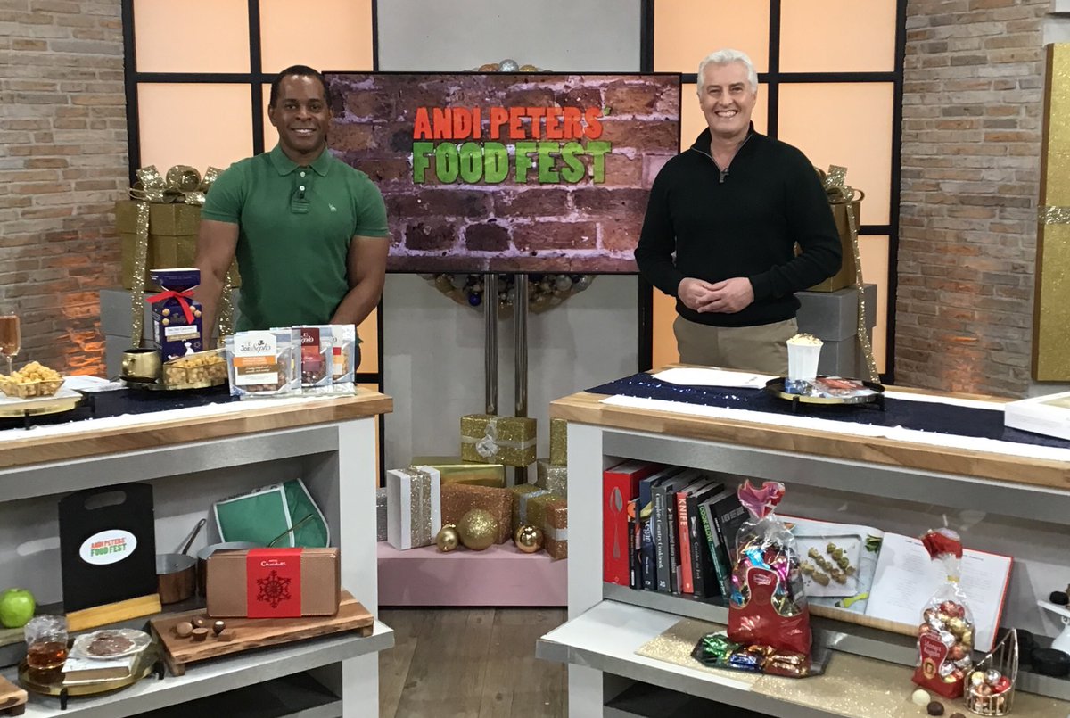 It’s The <a href="/andipeters/">Andi Peters</a> Food Fest next <a href="/qvcuk/">QVC UK</a>  featuring many of your fave food brands - get yourselves ready for Christmas and some breaking news on our <a href="/Althamsbutchers/">Althams Butchers</a> Christmas Hamper 🤩#ad