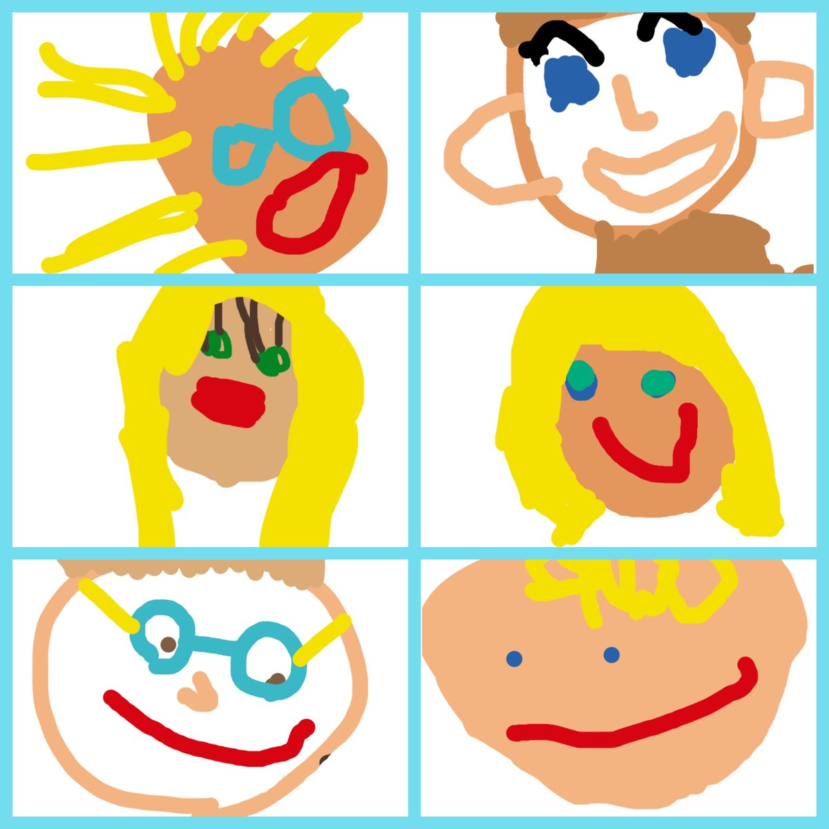 NewBrightonPS's tweet photo. Buttercups, Poppies and Sweetpeas have used @purpleMash #2Paint for the first time this week to draw their self portraits ๐ฑ๐ปโโ๏ธ๐ฑ๐ฝโโ๏ธ @NBPSComputing #nbpscomputing #nbpsEYFS Great work F2 ๐๐ป https://t.co/0RfSFkMS9k