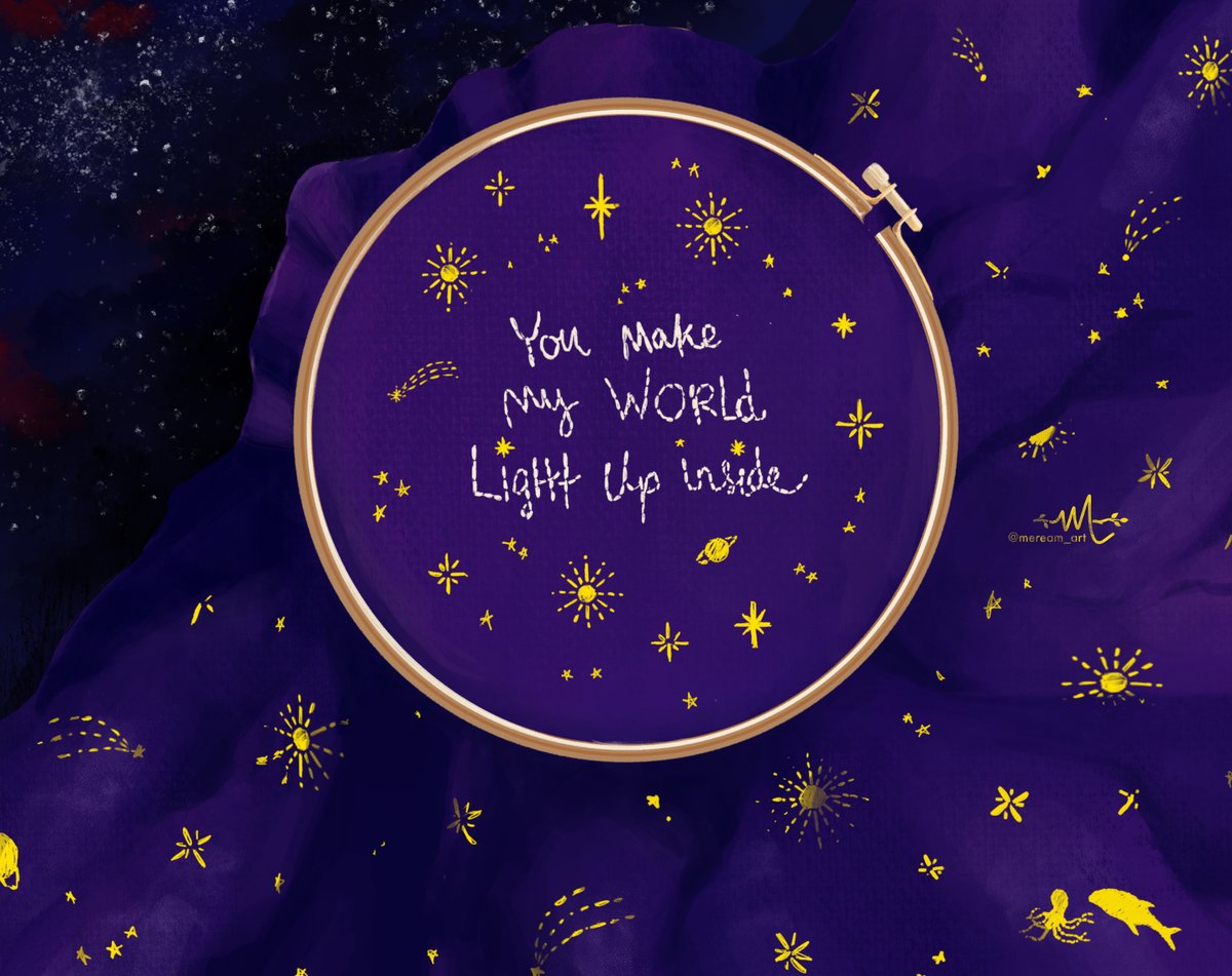Evne at se Stå på ski Yam⁷ 😼 на Твитеру: "“What lights me up are the stars that were embroidered  with your love, in my universe you create another world for me.”  #WordsByBangtan #WBBSept #MyUniverse #coldplayBTS @wordsby_bangtan @BTS_twt