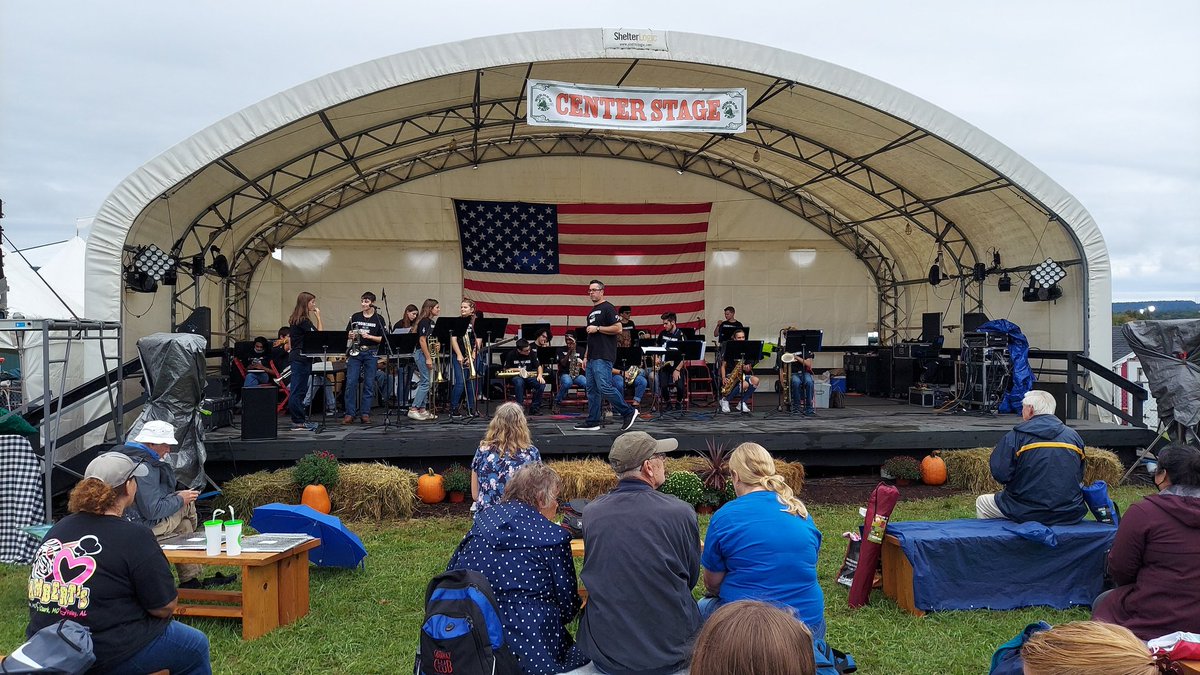 Coginchaug HS music performances about to start <a href="/DurhamFairCT/">Durham Fair</a>