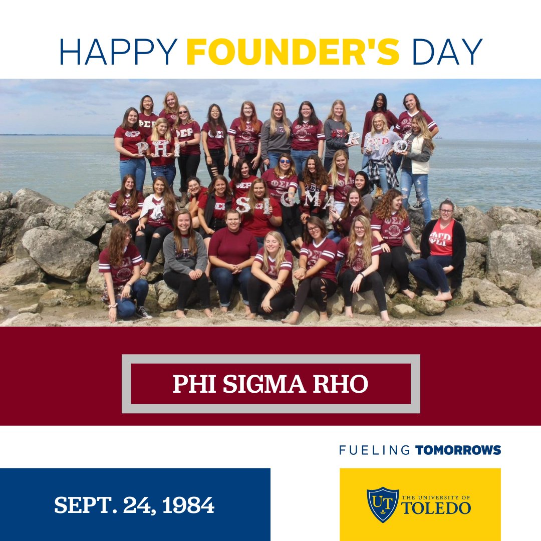 Happy Founder's Day Phi Sigma Rho!