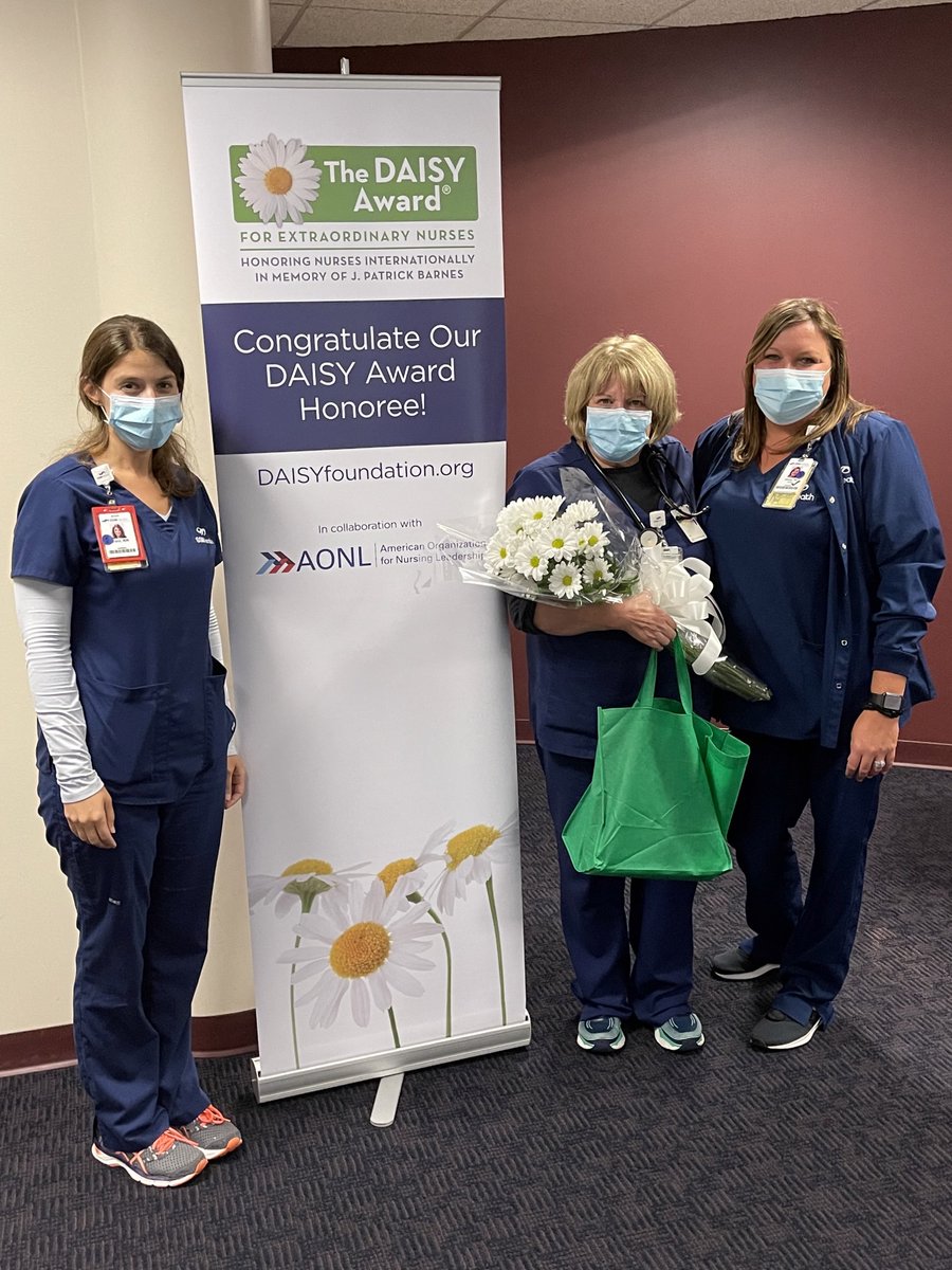 St. Agnes Hospital recently recognized several nurses with DAISY Award for Extraordinary Nurses® honors. The award is part of The DAISY Foundation's mission to recognize the extraordinary, compassionate nursing care they provide patients and families. ssmhealth.com/employee-cultu…