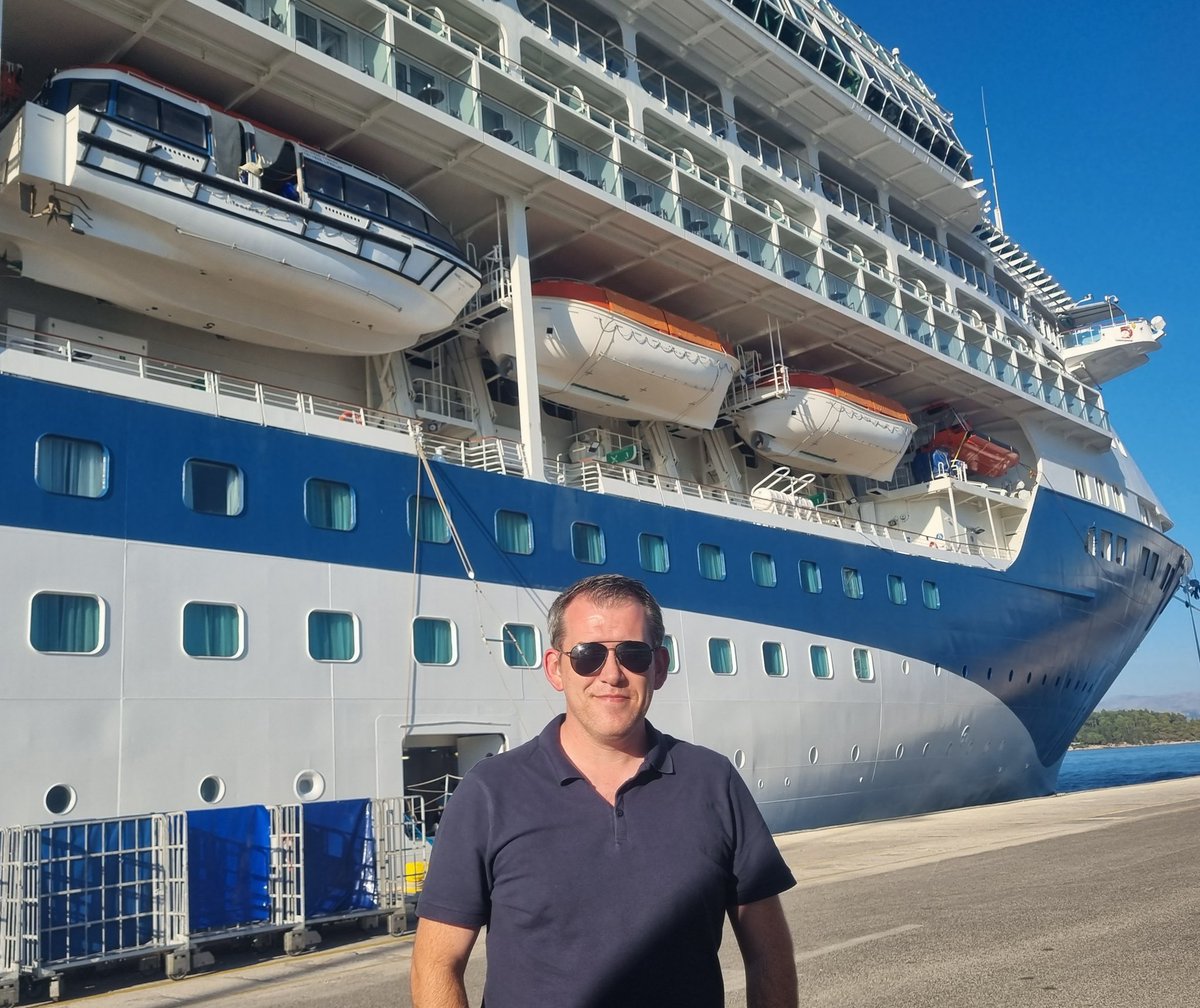 What a pleasure it's been to perform on The Marella Discovery! The weather whilst sailing around the Greek islands has been nothing short of sensational! See you again in a few weeks! #RepresentedTalent #marellacruises #comedy