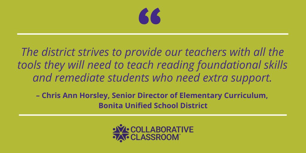 CollabClassroom's tweet photo. Congratulations to our #SIPPS implementation partners at @BUSD4kids! Bonita Unified is ranked No. 1 out of 287 of the most populous California school districts for excellence in #reading comprehension, according to the California Reading Report Card! https://t.co/zYiXgImAlf https://t.co/7NROX2fkJC