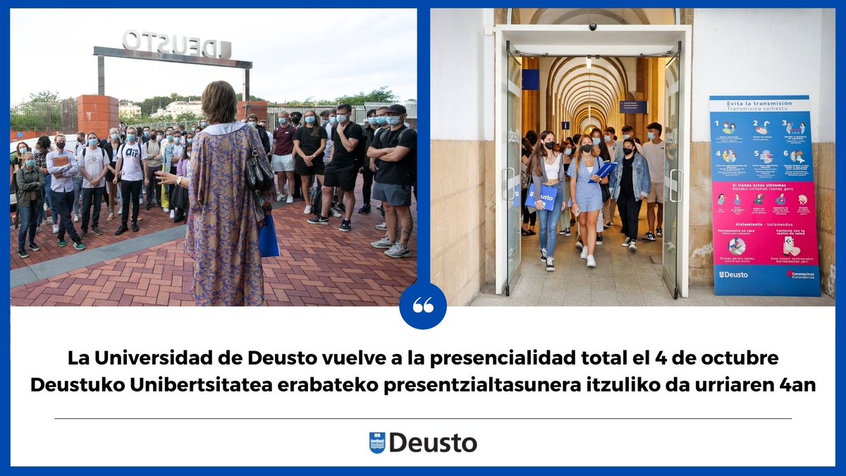 Universidad Deusto - Deustuko Unibertsitatea tweet media