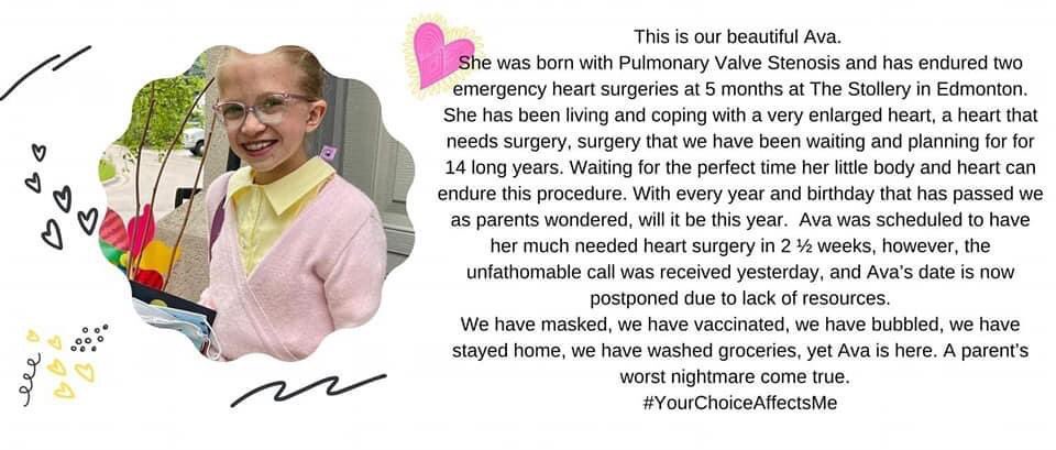 CharlesTweed's tweet photo. Idea: Make unvaccinated people tell sick kids their surgeries have been postponed. 

Heartbreaking. https://t.co/PiaPoINZdr