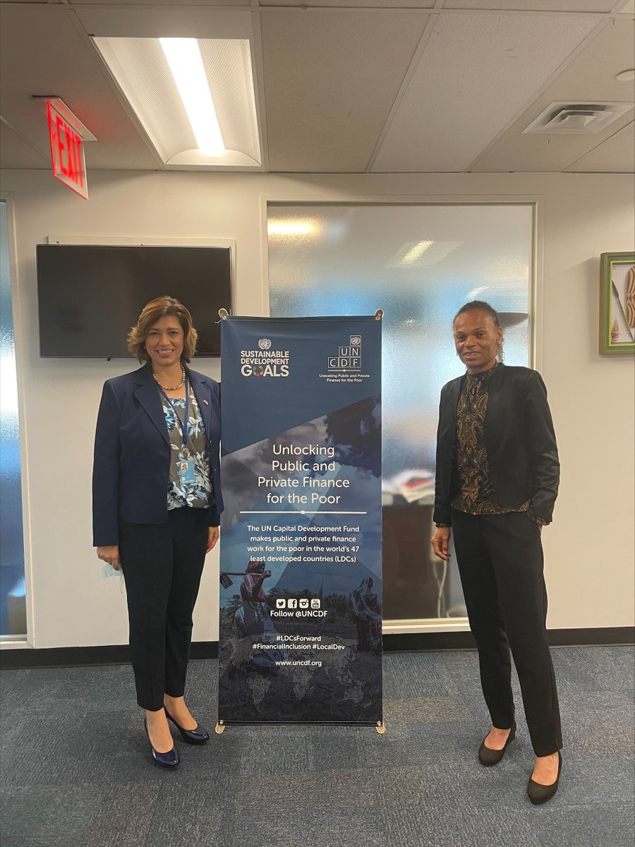 Preeti Sinha (@preetisinha_) on Twitter photo <a href="/UNCDF/">UNCDF</a>'s ambition to be a hybrid development agency and development finance institution is only possible with the support of impactful partners. We are fortunate to have such a partner in <a href="/SwissDevCoop/">Swiss Development and Cooperation</a>, our 2nd largest donor, and Director General Patricia Danzi. #LeaveNoOneBehind <a href="/UNCDF/">UNCDF</a>'s ambition to be a hybrid development agency and development finance institution is only possible with the support of impactful partners. We are fortunate to have such a partner in <a href="/SwissDevCoop/">Swiss Development and Cooperation</a>, our 2nd largest donor, and Director General Patricia Danzi. #LeaveNoOneBehind