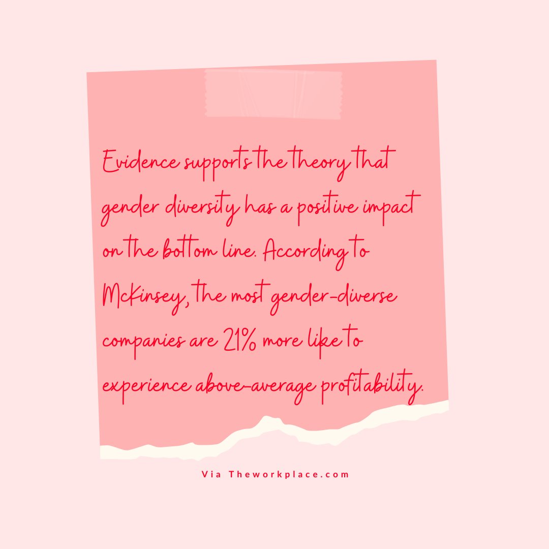 wicthq's tweet photo. It's a fact: gender diversity in the workplace impacts profits.
#wict #workplacediversity #genderbalance
#womensleadership #supportingwomeninbusiness #funfactfriday #diversityfacts https://t.co/HGd7fB0rmQ
