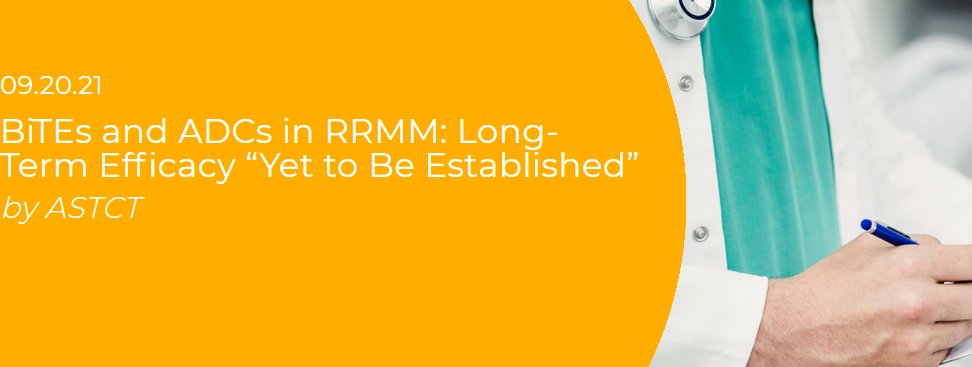 ASTCT's tweet image. Now on Nucleus: "Bispecific T-cell engagers (BiTEs) and antibody-drug conjugates (ADCs) 'appear to have tolerable safety and reasonable efficacy profiles' in the treatment of relapsed or refractory multiple myeloma"

nucleus.astct.org/Patient-Care/b…