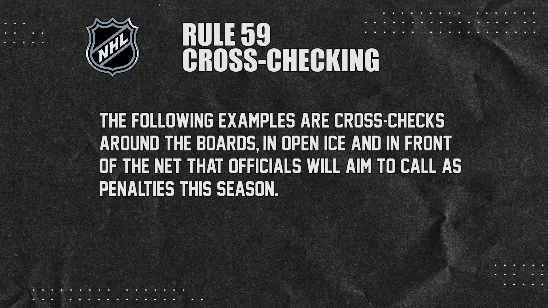 NHL imposing stricter enforcement of cross-checking rule for 2021-22 season