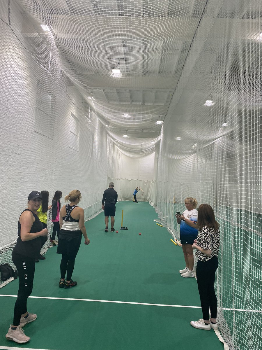AberToucans's tweet photo. Abertillery Toucans in the nets training at Ebbw vale 🏏🥰 #thisgirlcan #WomensCricket #fridayfitness https://t.co/l2bnAFR101