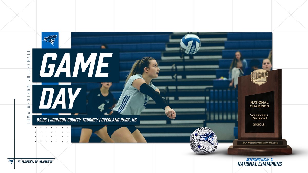 🚨 GAMEDAY! 🚨

<a href="/ReiverVB/">IW Reiver Volleyball</a> heads to Kansas for a pair!

🕚 11 am vs Neosho County
🕐 1 pm vs Johnson County

#SailsUP