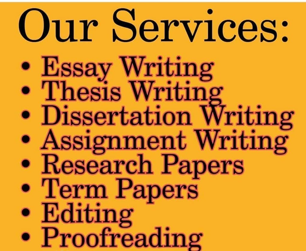 GabieProf's tweet image. We offer the following services. Dm us for more inquries