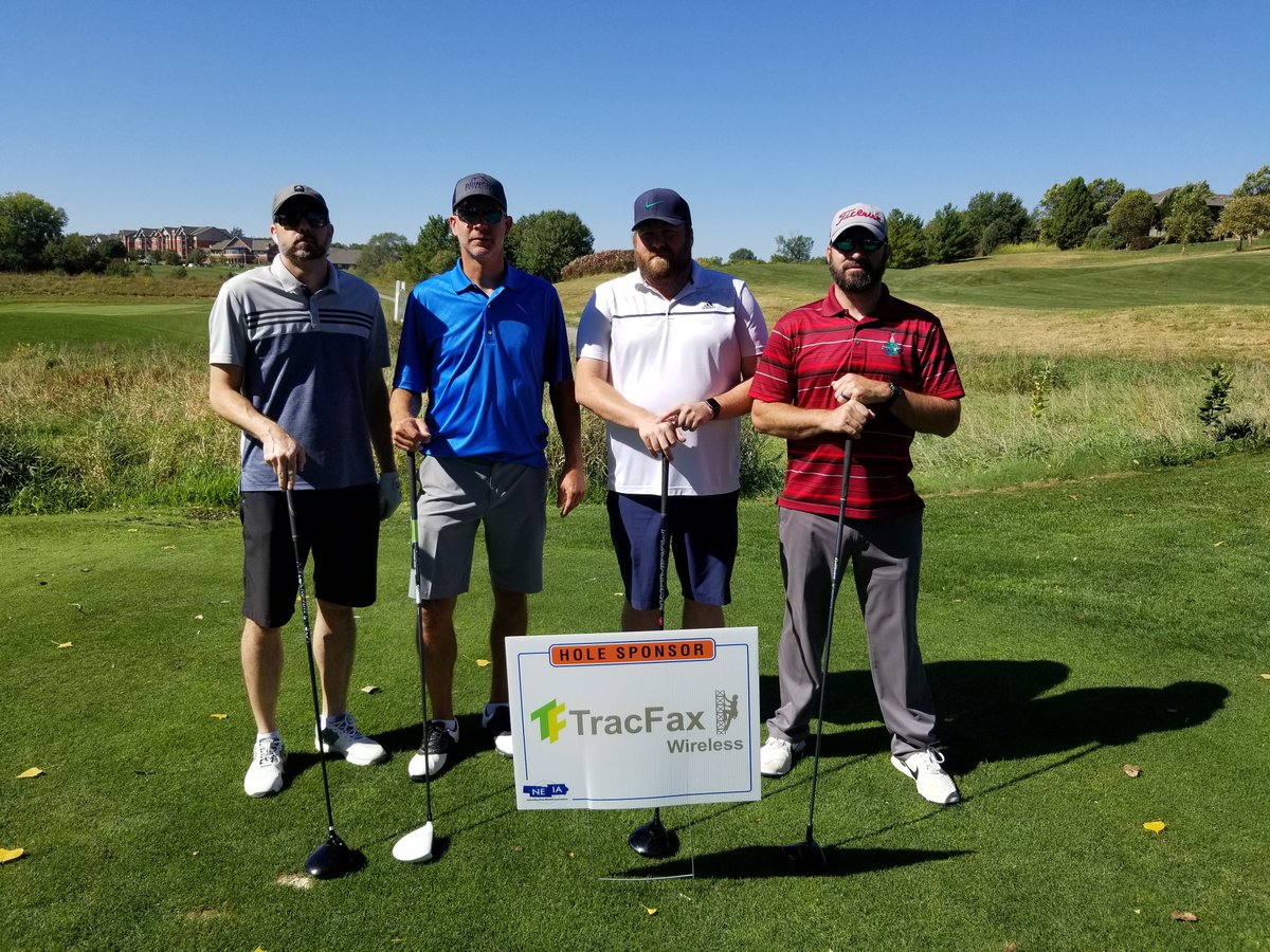 Big thanks to Nebraska-Iowa Wireless Association for hosting a fun golf event and to everyone that stopped by hole #3 to say hi & try our nail challenge 💪! Our team had a blast supporting this event & a great time catching up with friends 🤩! #DedicationToElevation#TracFax