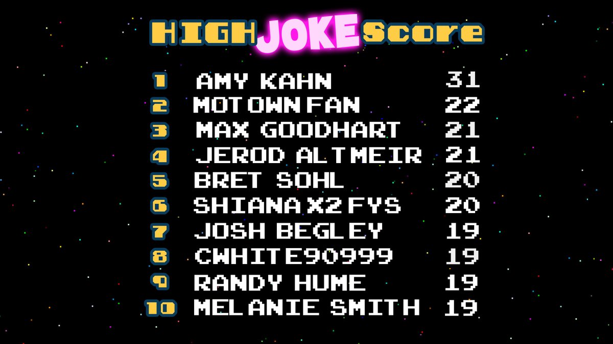UjokesShow's tweet photo. Congrats to Amy Kahn on winning another weekly best joke and $25! Come play and win-- A new ep is out now! https://t.co/EaKo7t96u7 #improv #comedy #jokes #highjokescore #ujokes #wincash https://t.co/lBHk3ykmPt