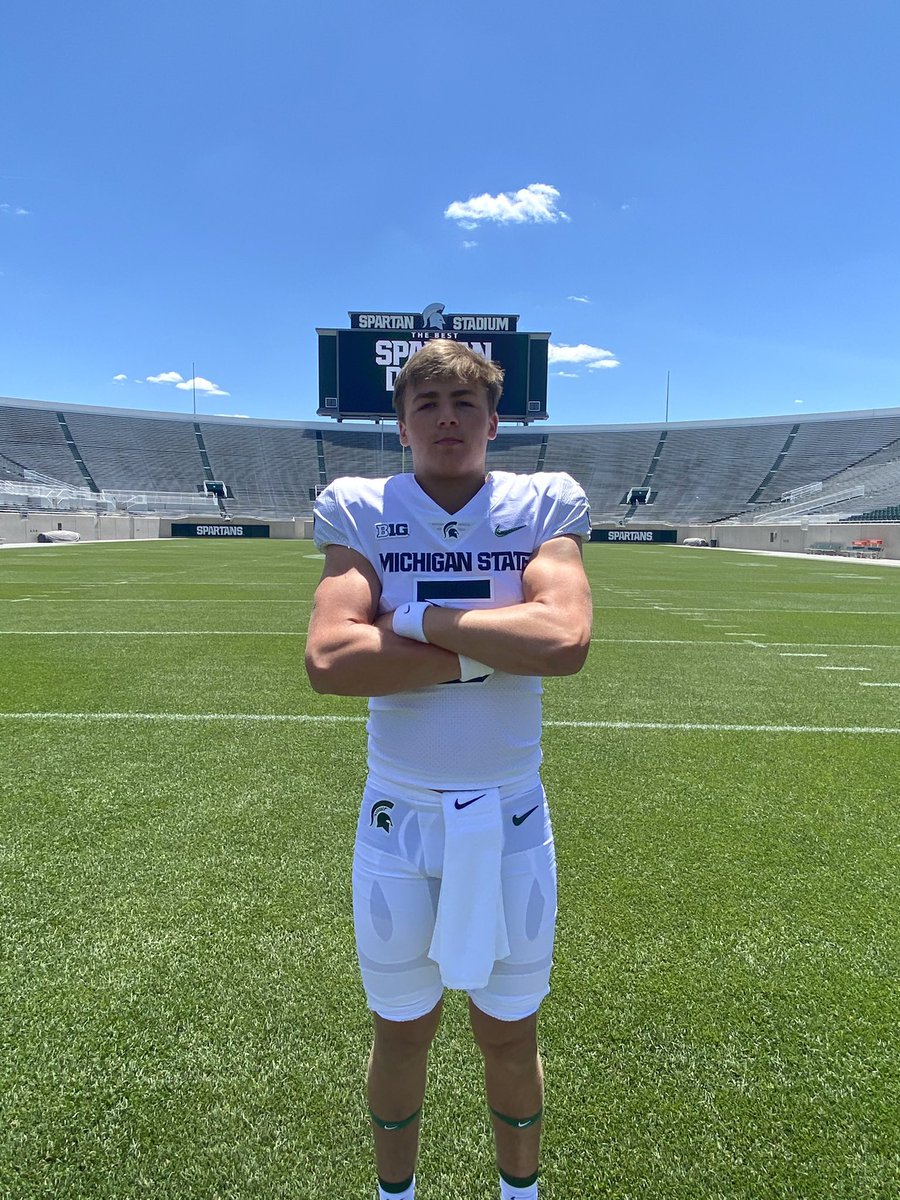 Thankful to receive an offer from Michigan State University! <a href="/JayJohnsonFB/">Jay Johnson</a> @Coach_mtucker <a href="/Coach_TGilmore/">Ted Gilmore</a> <a href="/PeaglerWilliam/">William Peagler</a>