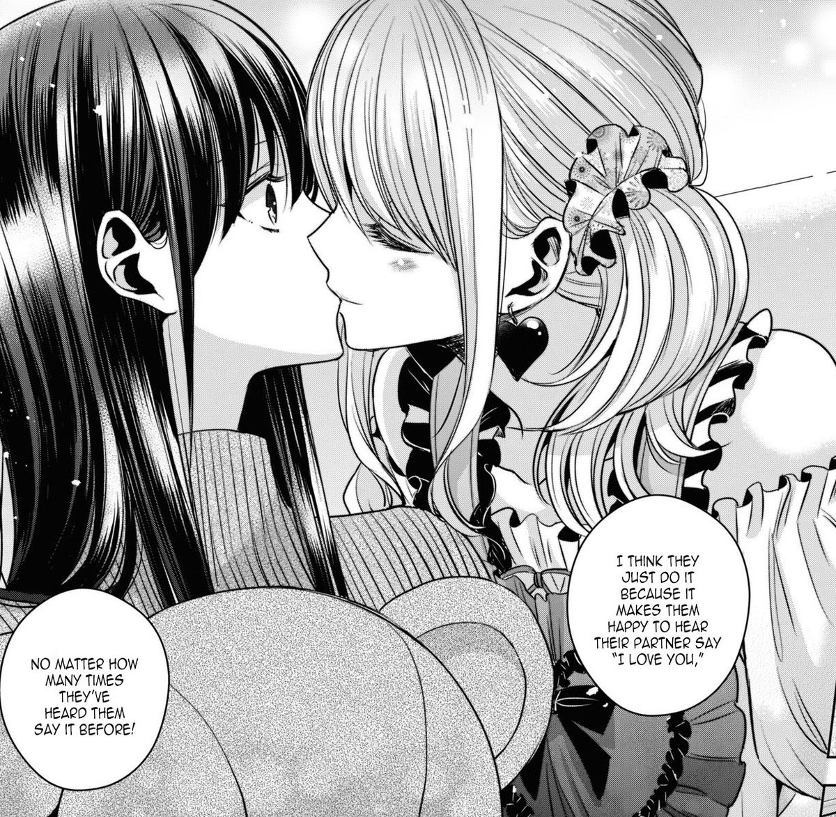 Your winner for your favourite moment from the recent Citrus Plus chapter,  with solid 39% of the vote, is…… Yuzu and Mei Kissing😘💋👩\u200d❤️\u200d💋\u200d👩  Honestly there were so many great moments this chapter, image size:1200x1173