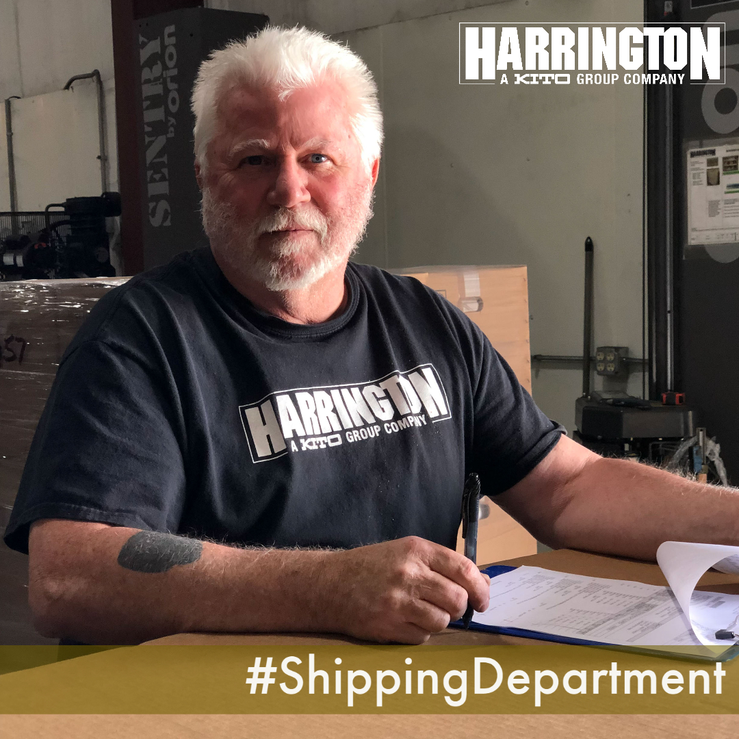HarringtonHoist's tweet photo. Giving a shout out to Harrington’s shipping department! These folks are committed to working hard every day to get orders ready and out the door to meet our customer’s needs! 

#ShippingDepartment #OnTime #handchainhoist #electrichoist #hoist #chain #leverblock #manualhoist https://t.co/qMydCX9AgT