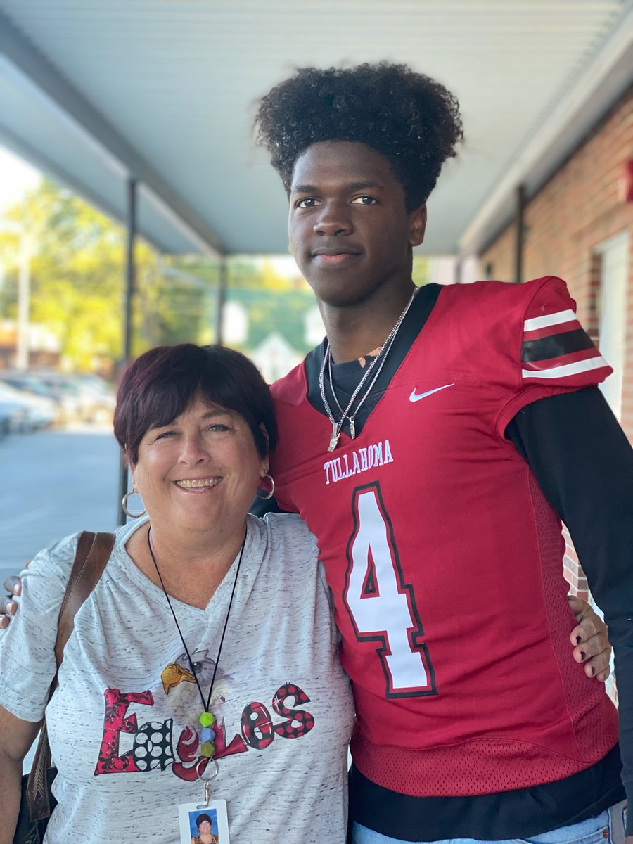 THS quarterback Ryan Scott poses with his kindergarten teacher, Miss Sandefur at East Lincoln before the homecoming game.<a href="/TullahomaHS/">Tullahoma HS</a> <a href="/TullahomaNews/">The Tullahoma News</a> <a href="/EastLincolnEle1/">East Lincoln Elementary Art</a> <a href="/TCSPublic/">TullahomaCitySchools</a> <a href="/DrCatStephens/">Dr. Catherine Stephens</a> <a href="/ArtsTcs/">TCSFineArts</a>
