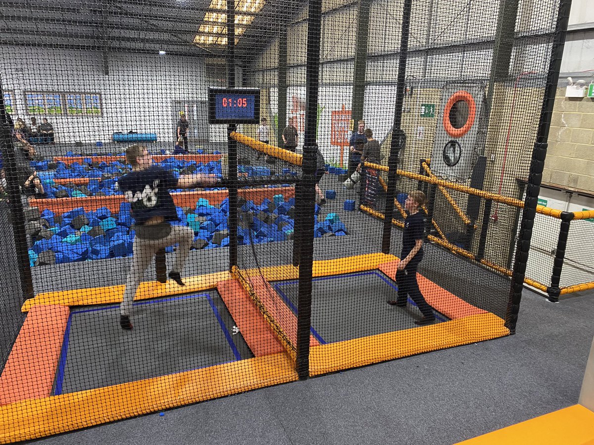 WandleValleyA's tweet image. The whole school (including staff!!) had an amazing morning of bouncing at @Better_Sutton Great for everyone’s wellbeing! 😊 #Wellbeing #bouncing #trampoline #schooltrip