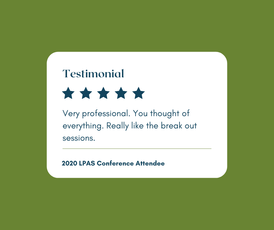 lpasask's tweet photo. Our annual LPAS Conference is always met with great feedback!  We are working hard to deliver on another couple of great break out sessions this year. 

For more information or register visit  https://t.co/lDaga2l848 https://t.co/57ht8PUwoZ