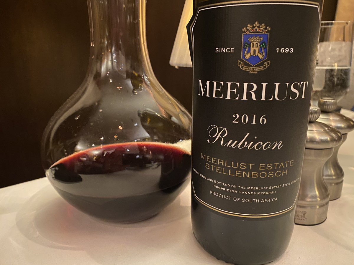 danlikeswine's tweet photo. And back in Dublin at @theshelbourne, with some familiar South African company: the 2016 @MeerlustWine Rubicon. (And for the fourth time in a week, #Testalonga making an appearance on an Irish wine list.) #DRLW https://t.co/dwgelknOR0