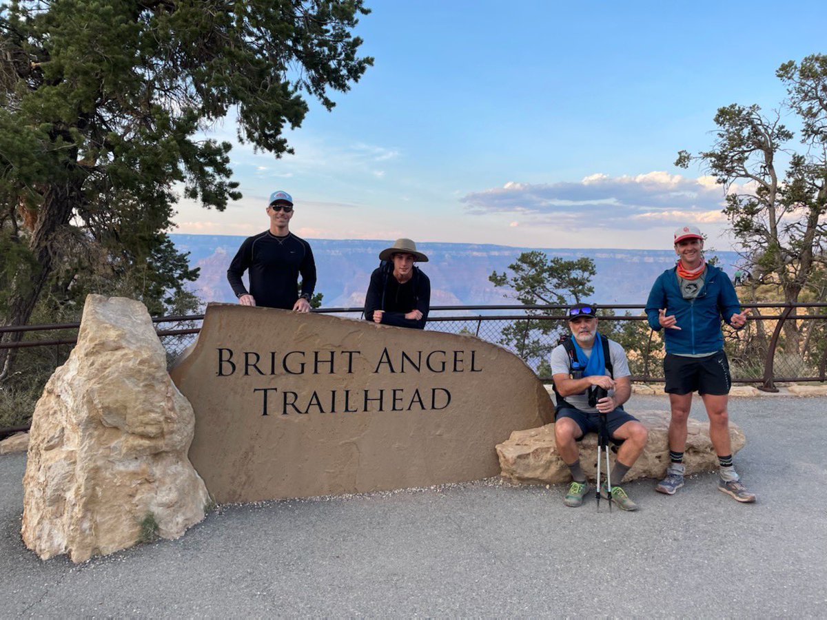 RyanClaborn's tweet photo. Read a story in Never Settle about hiking in and out of the Grand Canyon in a day. Had the chance to go from the north rim to the south rim yesterday. Was amazing! 

@MartySmithESPN thanks for the idea, was worth every step. https://t.co/S2Z02iRVTF