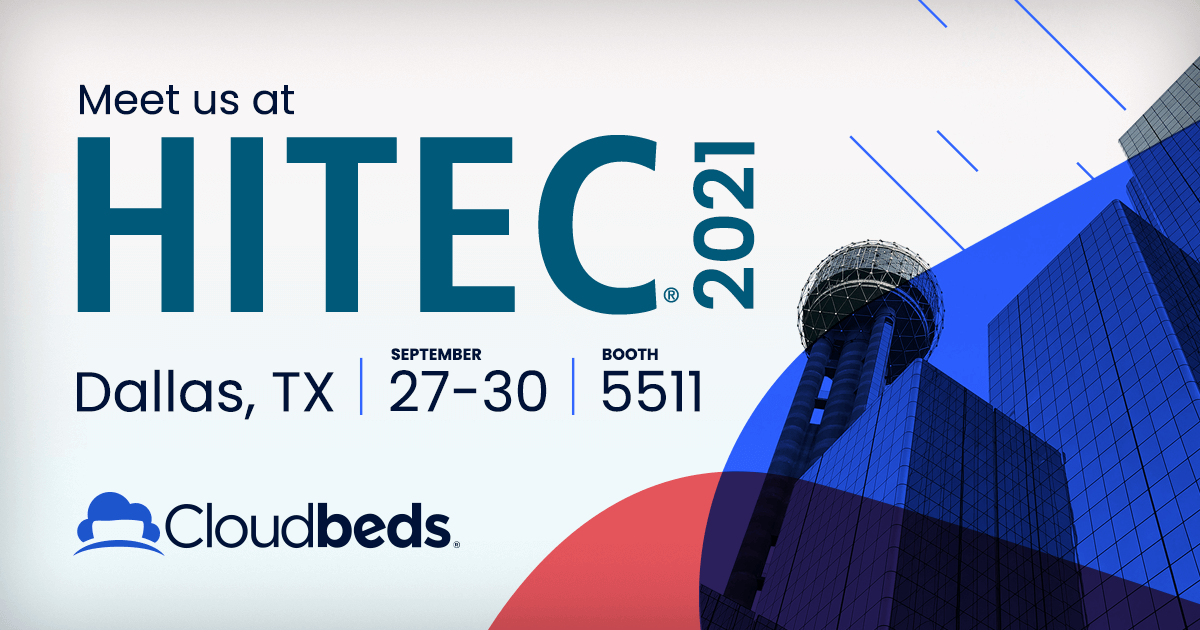 SDBespoke's tweet photo. In Dallas for HITEC 2021? Cloudbeds is giving away a FREE year of software and more. Learn more on our site and stop by booth 5511 for a chance to win.  🎉 

https://t.co/fr71u7suWI https://t.co/I7pWynyDPI