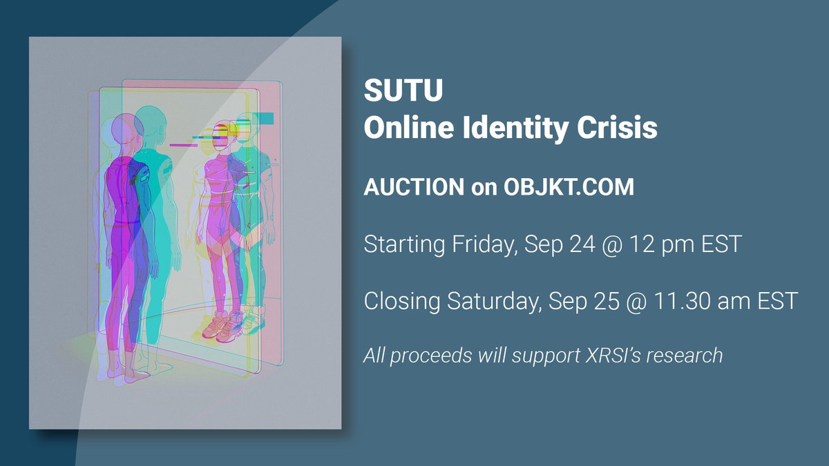 XRSIdotorg's tweet photo. The auction for "Online Identity Crisis" #NFT is open!
Bid on https://t.co/zkigCACa0T for the awesome art donated by @sutu_eats_flies supporting our research and activities during @ReadyPlayerGolf event!
The auction will close tomorrow @ 11.30 am EST! https://t.co/qXLhVZfNZs