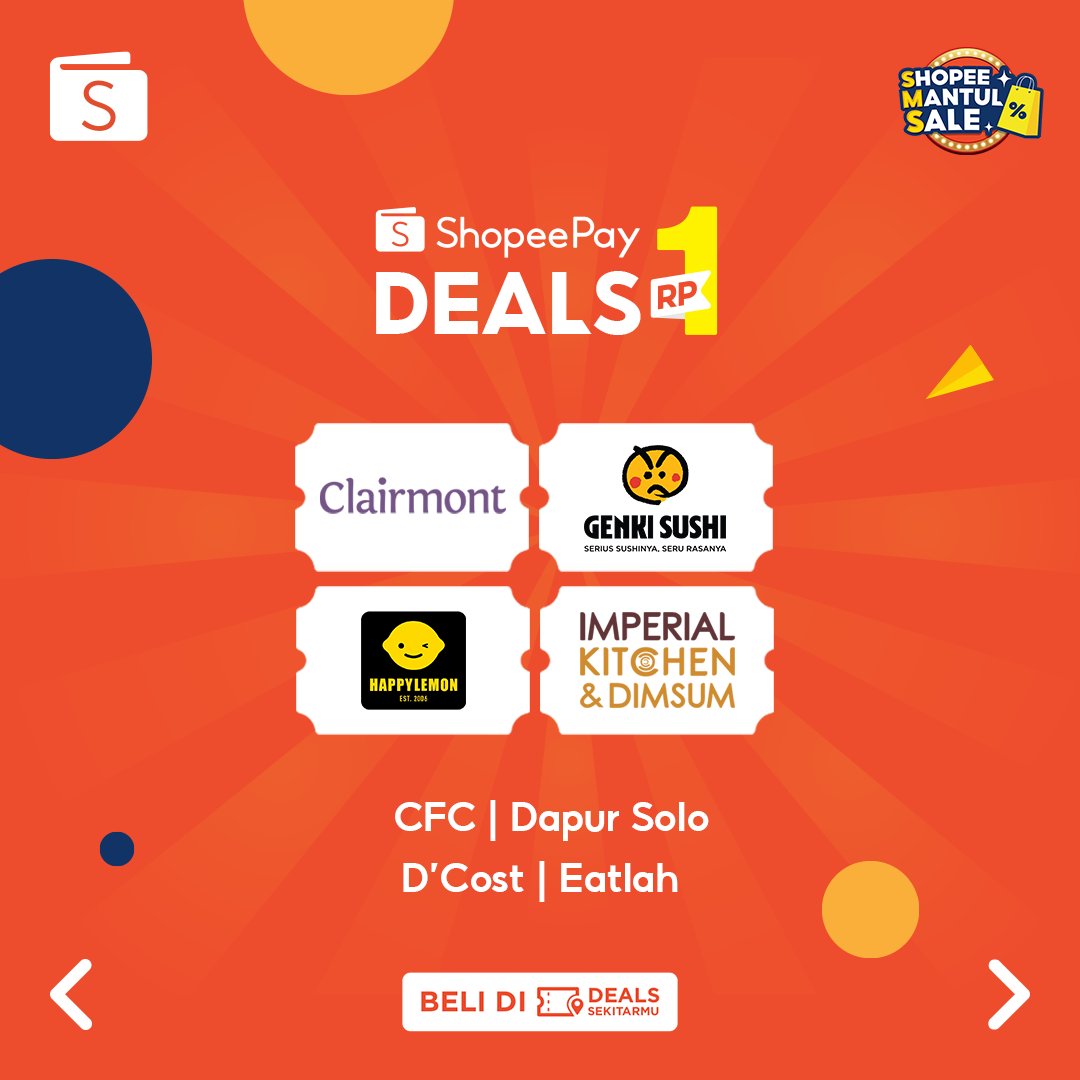 Shopeepay Indonesia On Twitter Yuhuuuu Promo Shopeemantulsale Balik