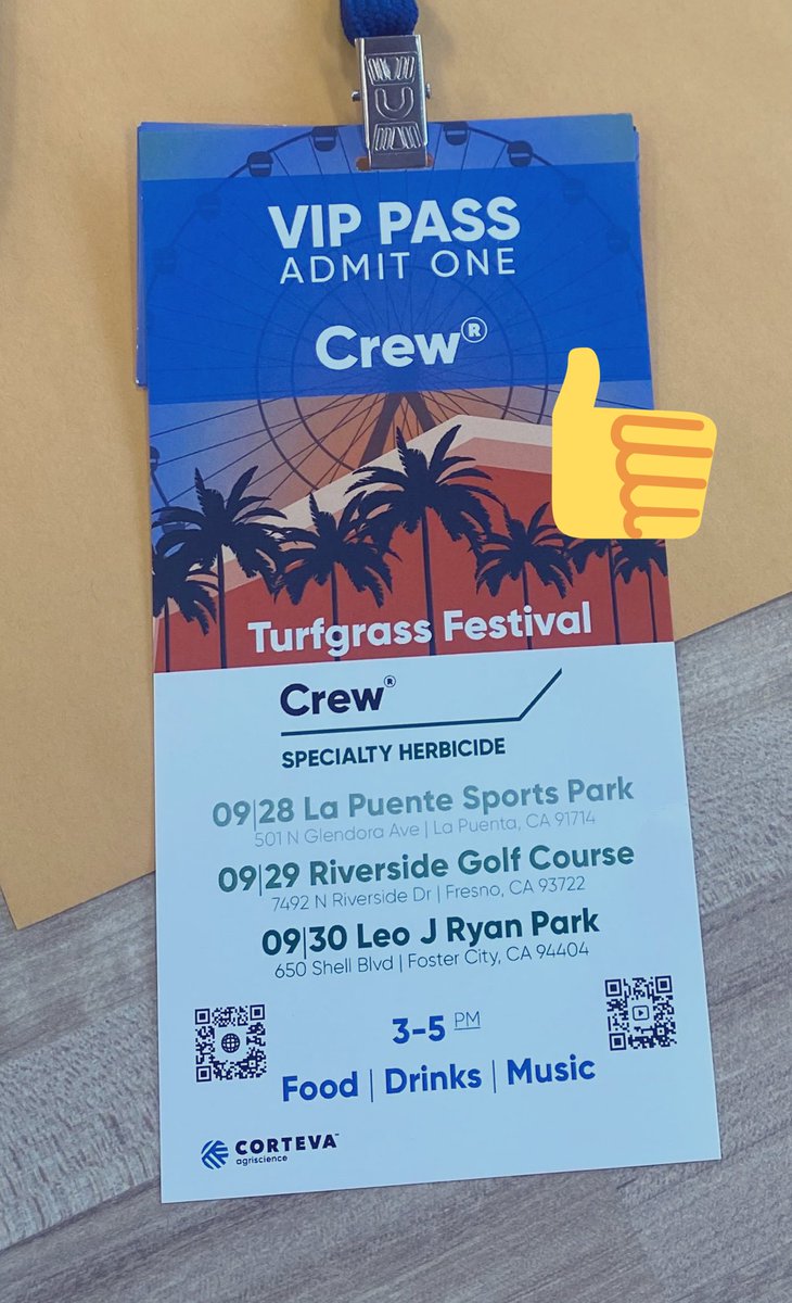 Let me know if you want to come learn about Crew Herbicide next week at one of our Turfgrass Festival days!