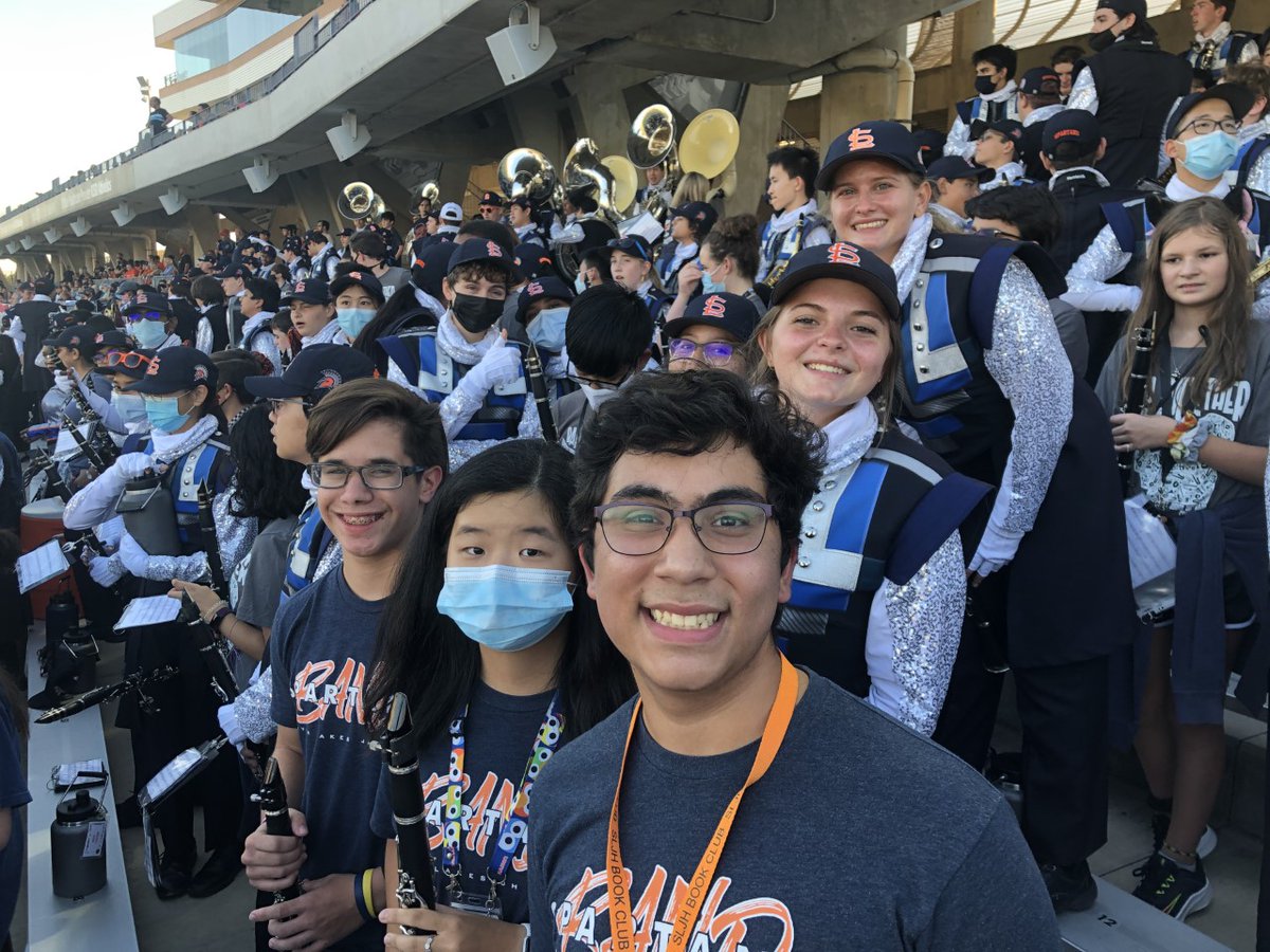 We had such a GREAT night last night at the Seven Lakes High School football game with their 8th grade night! Thank you <a href="/sevenlakesband/">Seven Lakes Band</a> and <a href="/KatyISDFineArts/">Katy ISD Fine Arts</a> for hosting us, and good luck at BOA this weekend! #7ljhpride #7LSpartanPride #katyisdfinearts