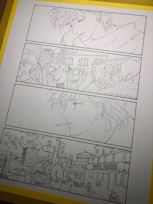 サイレントシリーズ(本文セリフなし)新作
これから色塗る

Scott in London

#萩岩睦美再現画展名古屋 