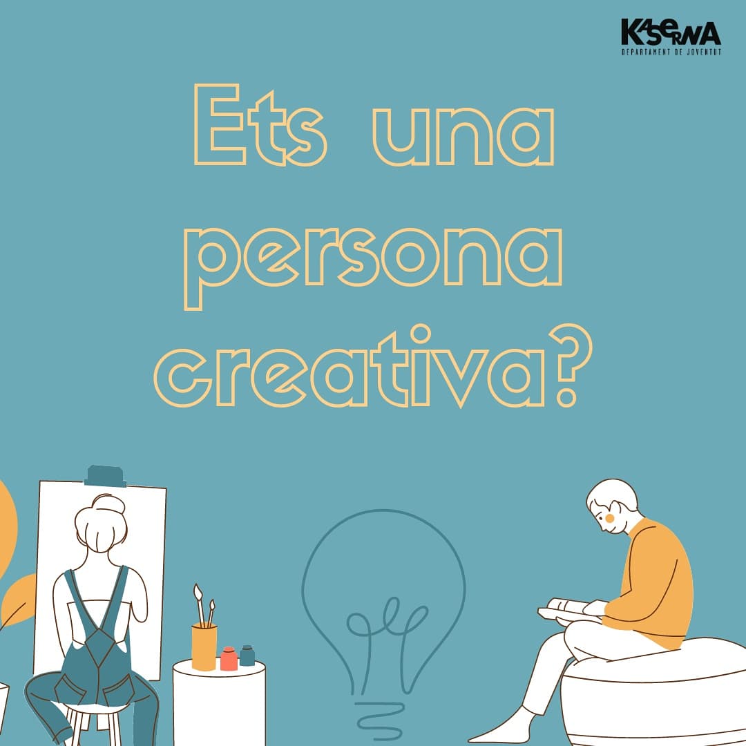 IgualadaJove's tweet photo. La Kaserna i Cal Badia també obren les portes a les activitats més creatives, en les que deixar volar la imaginació i ser qui som ✏️🎨🎭🧵.
#laKaserna #calbadia #tardork21 #joventut #igualada #igualadajove https://t.co/gEV5At9v41
