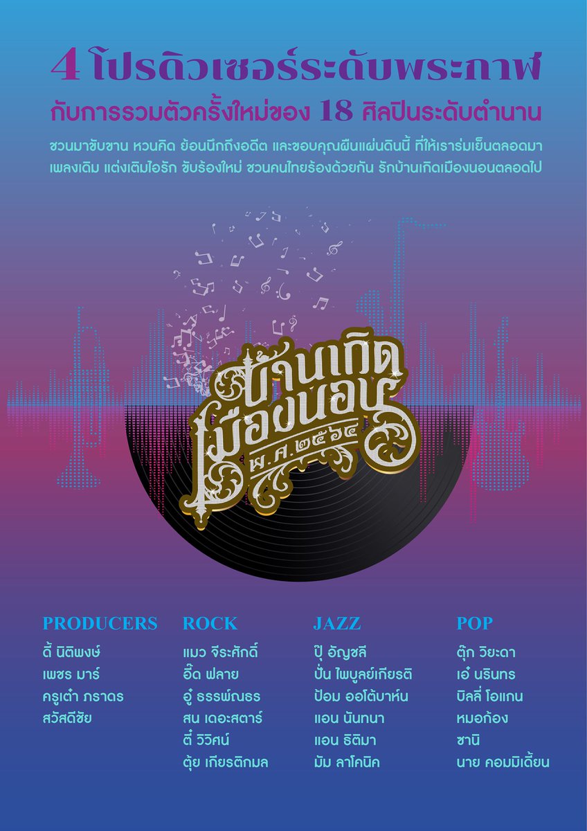 Bankoet2564's tweet photo. บ้านเกิด เมืองนอน Recover กับ 4เวอร์ชั่น4 โปรดิวเซอร์ขับร้องโดย 18 ศิลปิน ระดับตำนาน มอบเป็นอีกหนึ่งความสุขให้กับคนไทยพบกันได้ที่นี่ที่เดียว เร็วๆ นี้
#บ้านเกิดเมืองนอนRecover
#4โปรดิวเซอร์4เวอร์ชั่น18ศิลปิน
#สืบสานคุณค่าความเป็นไทย
#รักบ้านเกิดเมืองนอน
#คนไทยรักบ้านเกิดเมืองนอน https://t.co/0SSaICjA8A