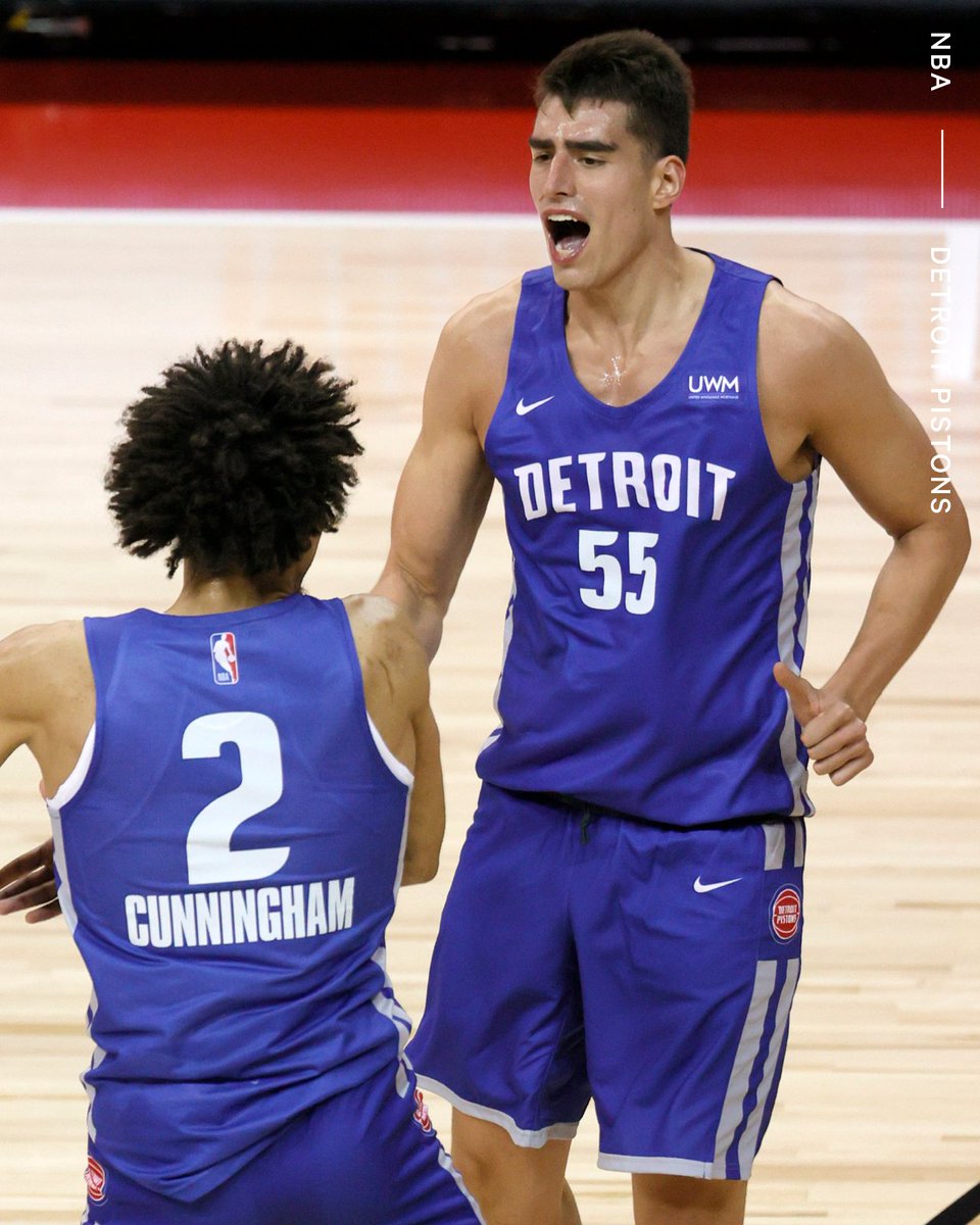 TheAthleticNBA's tweet photo. The Pistons are signing rookie center Luka Garza to a new two-year contract, his agents tell @ShamsCharania.

Garza, the No. 52 pick, has his two-way converted to a full NBA deal. https://t.co/UyxdDrcdcz