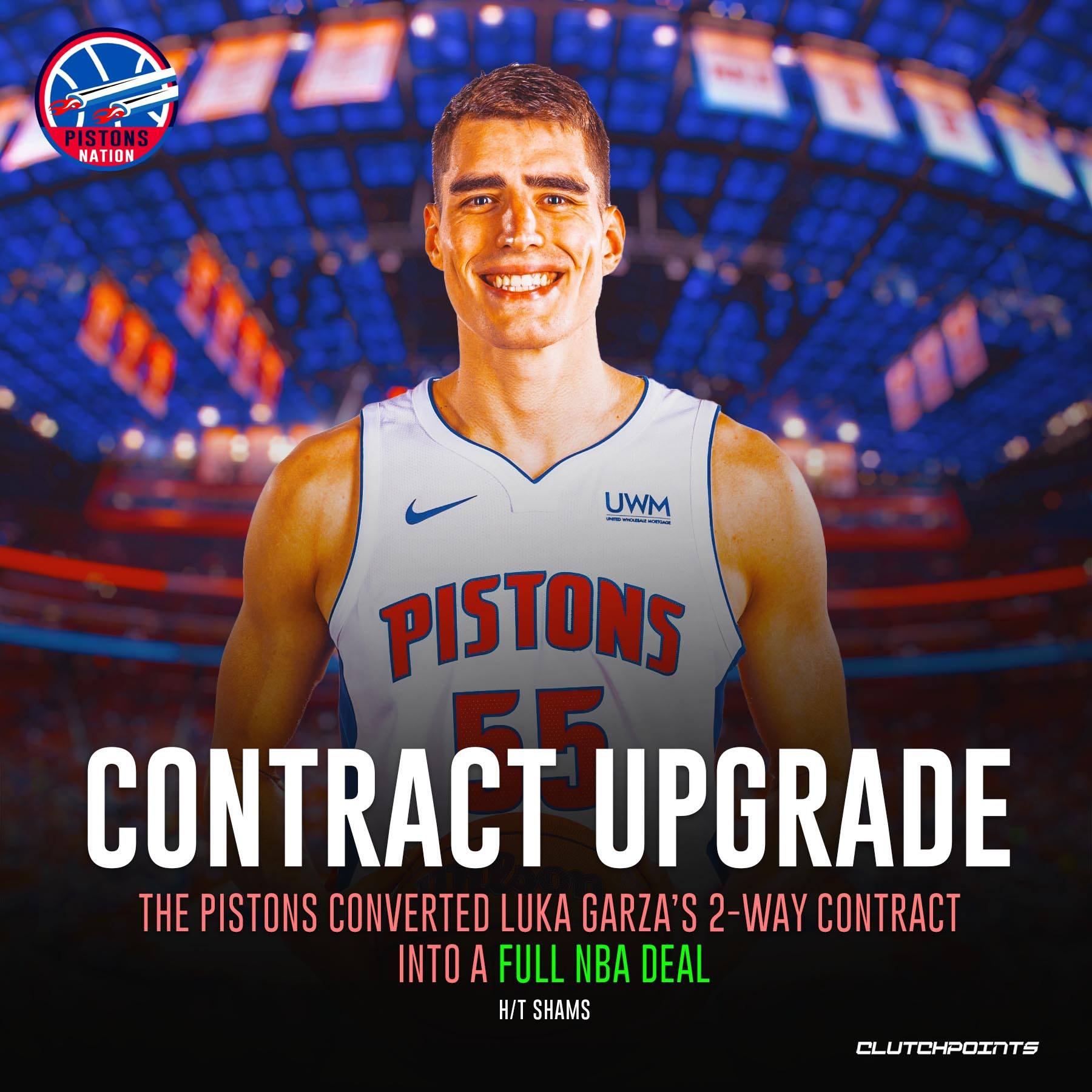 Pistons Nation on X: Luka Garza's initial deal with the Pistons