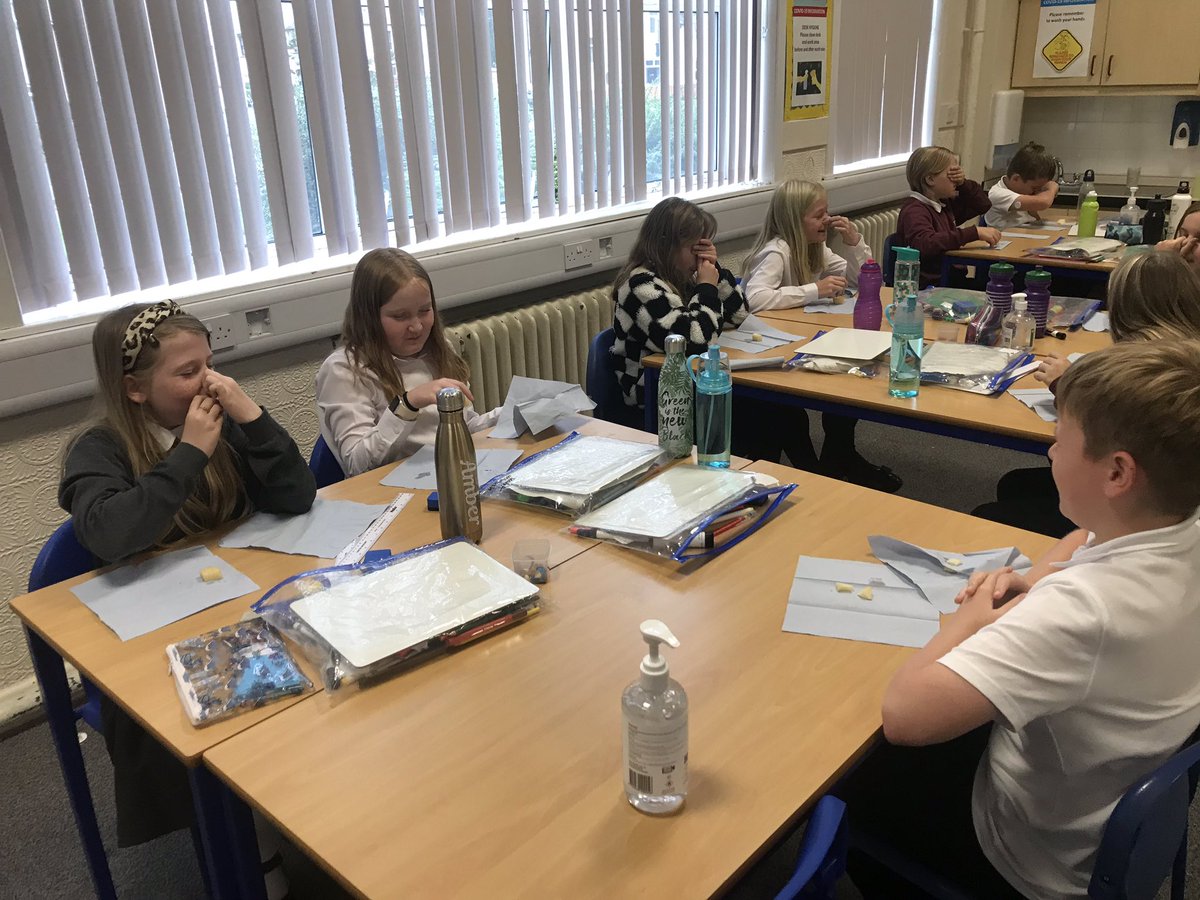 missmcindoe's tweet photo. We then tried to establish if our sense of smell affects our ability to taste. The results were mixed- some people could tell what the mystery objects were and others couldn’t 🍎🥔😆 https://t.co/SLnBcZV5FD