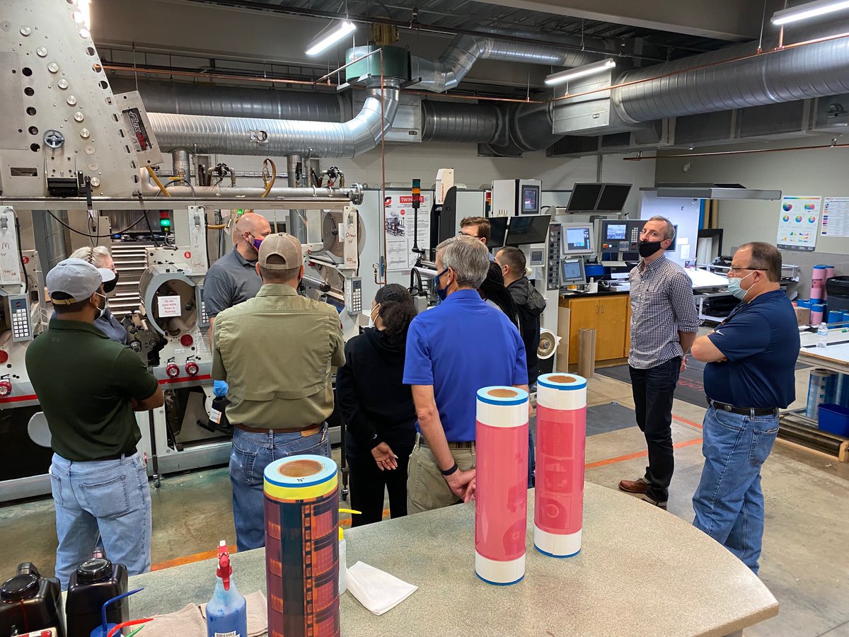 Sonoco Institute (@sonocoinstitute) on Twitter photo Today concludes another Intro to Flexo Workshop! Thanks to reps from <a href="/amcorpackaging/">Amcor</a>, ADLAM Films, <a href="/MacDermidGraph1/">MacDermid Graphics Solutions</a>, @GraphicPkg_Intl, SCHUR Flexibles & <a href="/conversource/">Conversource, Inc.</a> for joining us.
Interested in attending a future event? Learn more & let us know here bit.ly/2YNsKlV Today concludes another Intro to Flexo Workshop! Thanks to reps from <a href="/amcorpackaging/">Amcor</a>, ADLAM Films, <a href="/MacDermidGraph1/">MacDermid Graphics Solutions</a>, @GraphicPkg_Intl, SCHUR Flexibles & <a href="/conversource/">Conversource, Inc.</a> for joining us.
Interested in attending a future event? Learn more & let us know here bit.ly/2YNsKlV