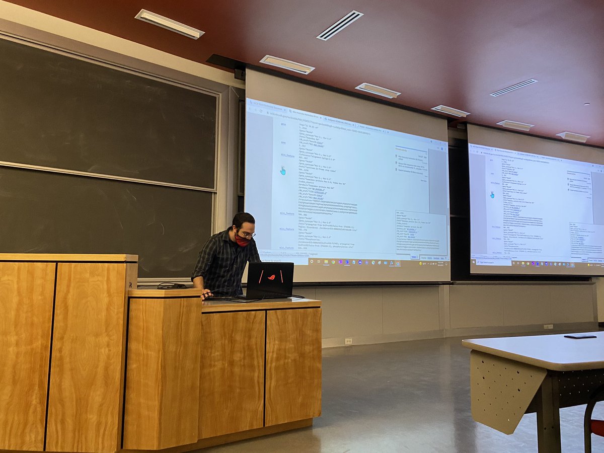 Dr. Tara Deans (she/her) (@genegirl007) on Twitter photo Such a proud moment! <a href="/TheScienceMage/">Shwan Javdan</a> getting some teaching experience under his belt giving a workshop lecture on aligning and blasting sequences in my #SynBio synbio class! Great job Shwan! Such a proud moment! <a href="/TheScienceMage/">Shwan Javdan</a> getting some teaching experience under his belt giving a workshop lecture on aligning and blasting sequences in my #SynBio synbio class! Great job Shwan!